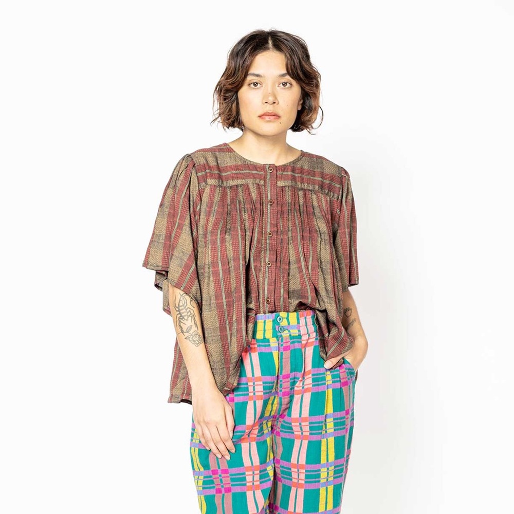 Ace and Jig in Fig Sabina Top Small NWT